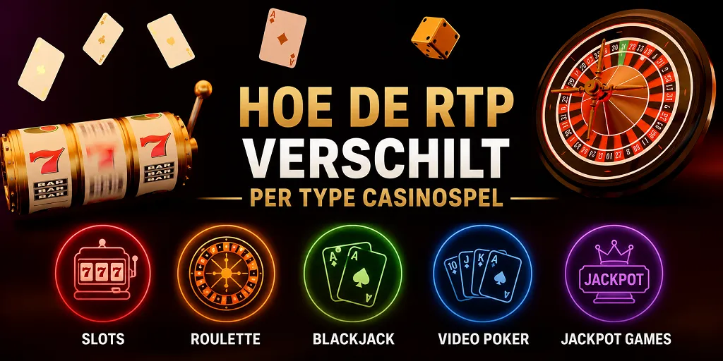 Hoe de RTP verschilt per type casinospel