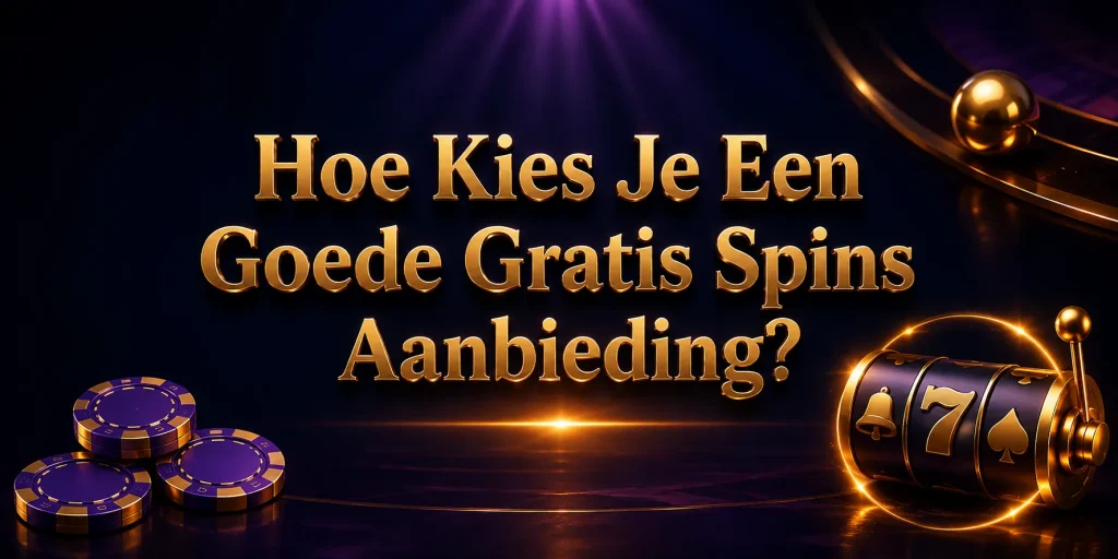 Hoe Kies Je Een Goede Gratis Spins Aanbieding