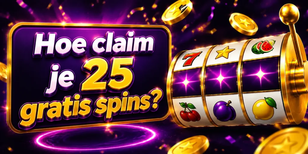 Hoe claim je 25 gratis spins