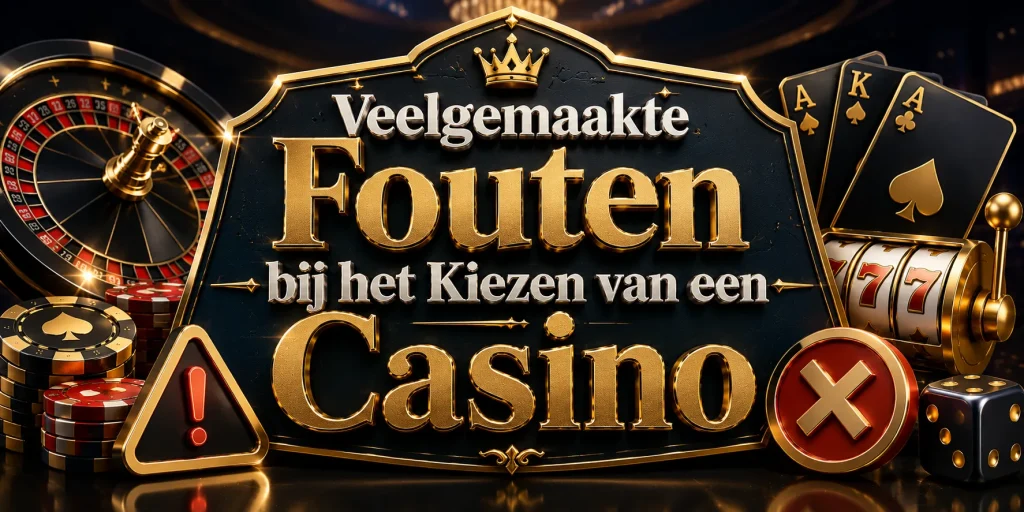 Veelgemaakte Fouten bij het Kiezen van een Casino