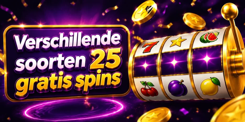 Verschillende soorten 25 gratis spins