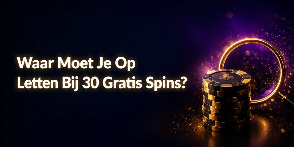 Waar Moet Je Op Letten Bij 30 Gratis Spins