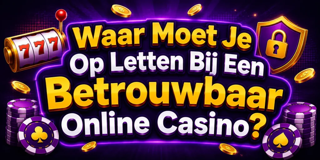 Waar Moet Je Op Letten Bij Een Betrouwbaar Online Casino