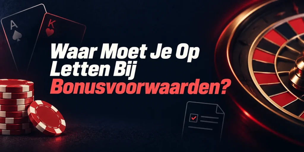 Waar Moet Je Op Letten Bij Bonusvoorwaarden